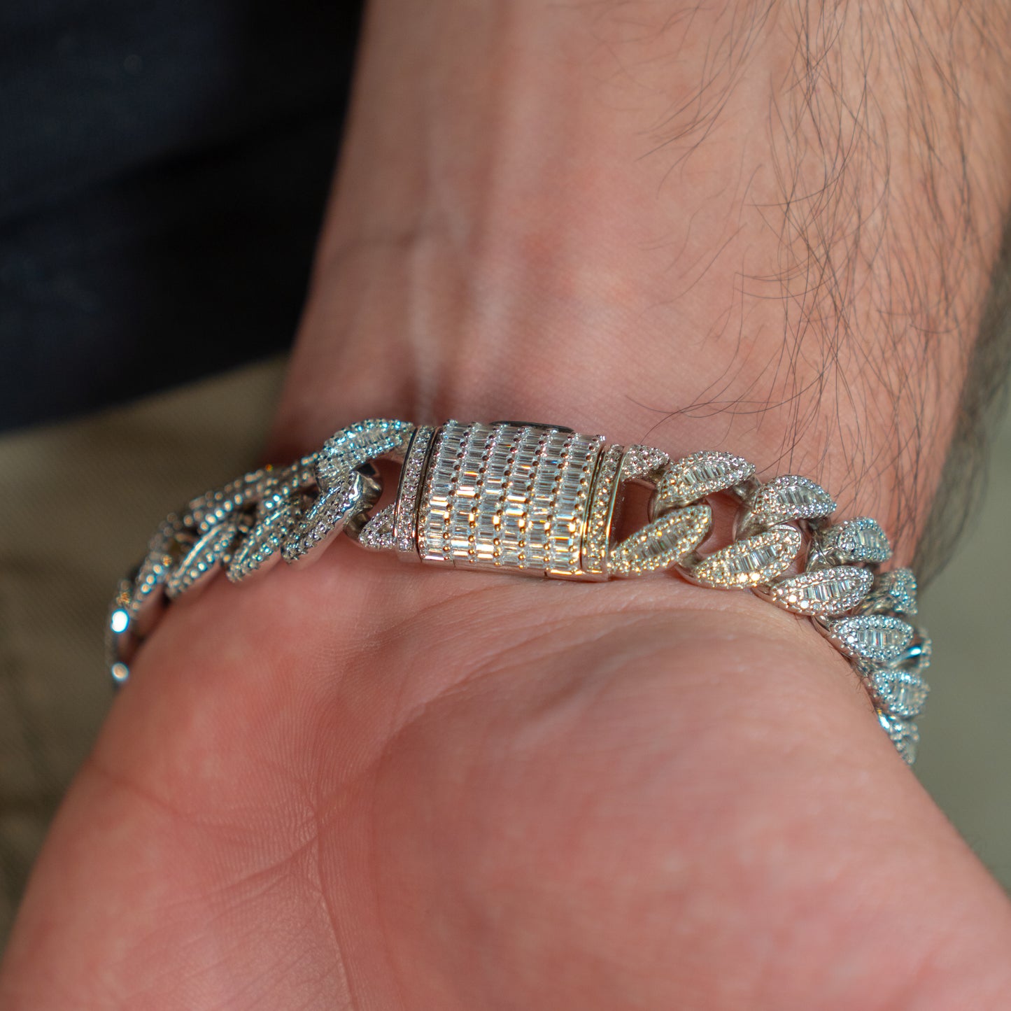 12mm Iced Cuban Bracelet