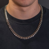 10mm Silver Cuban Chain