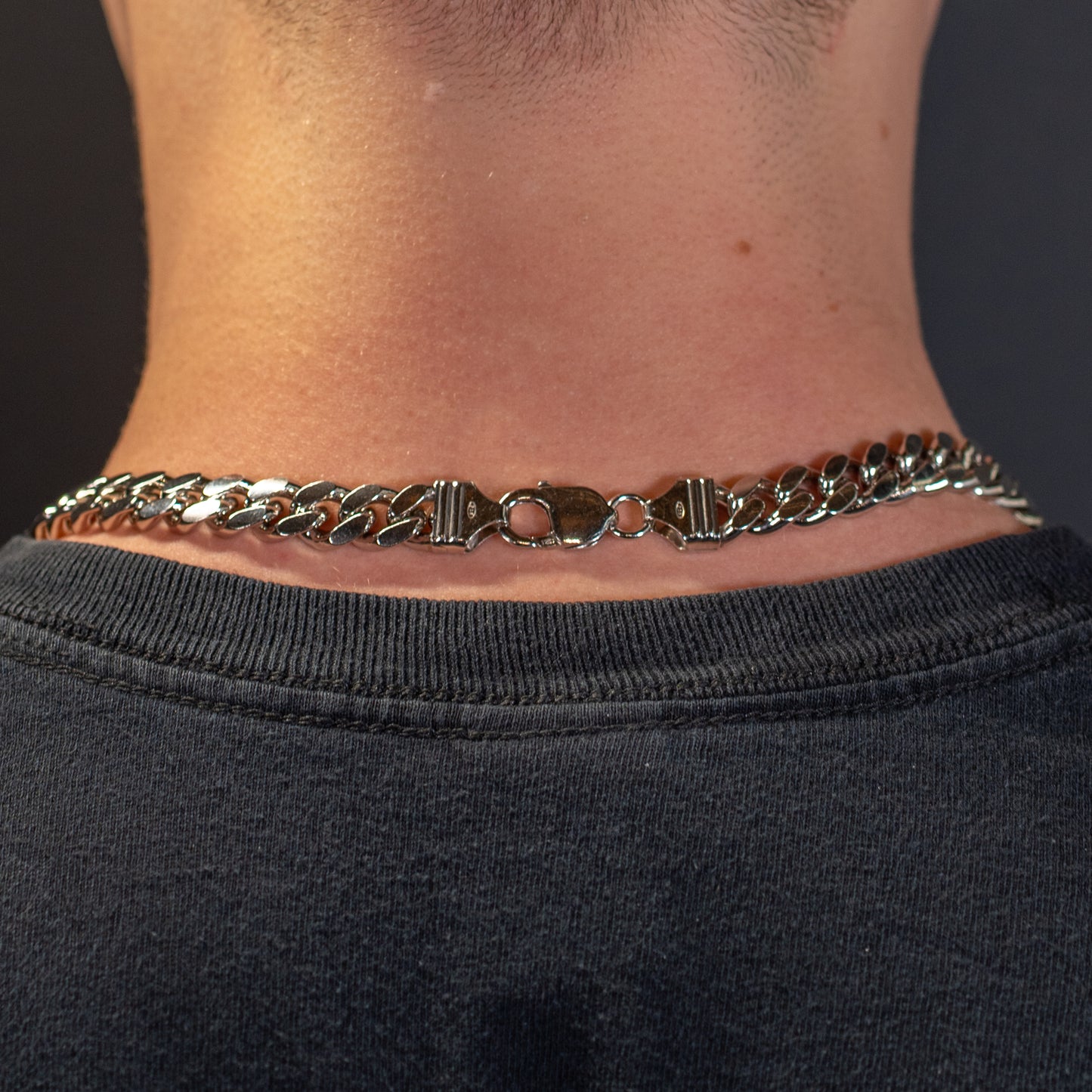 10mm Silver Cuban Chain