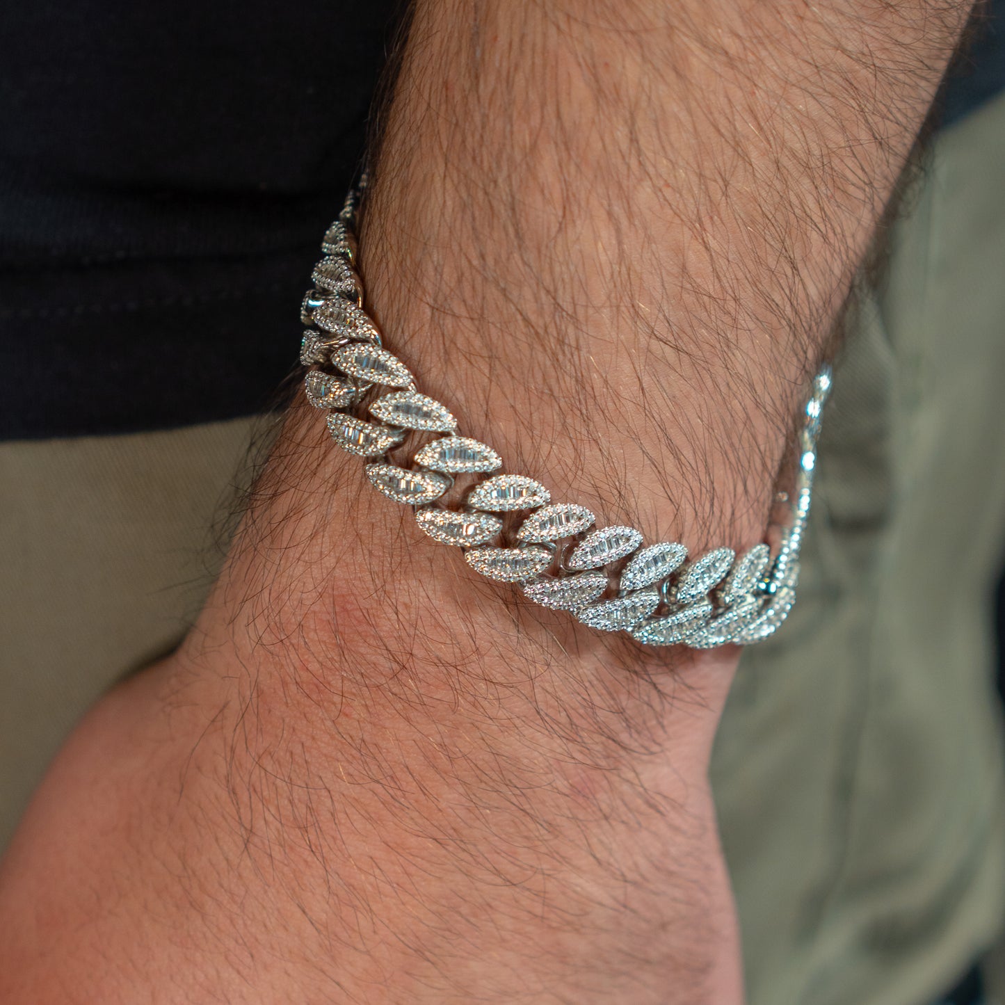 12mm Iced Cuban Bracelet