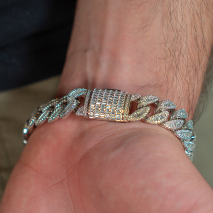 12mm Iced Cuban Bracelet