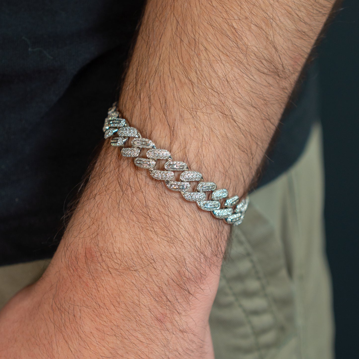 11mm Iced Cuban Bracelet