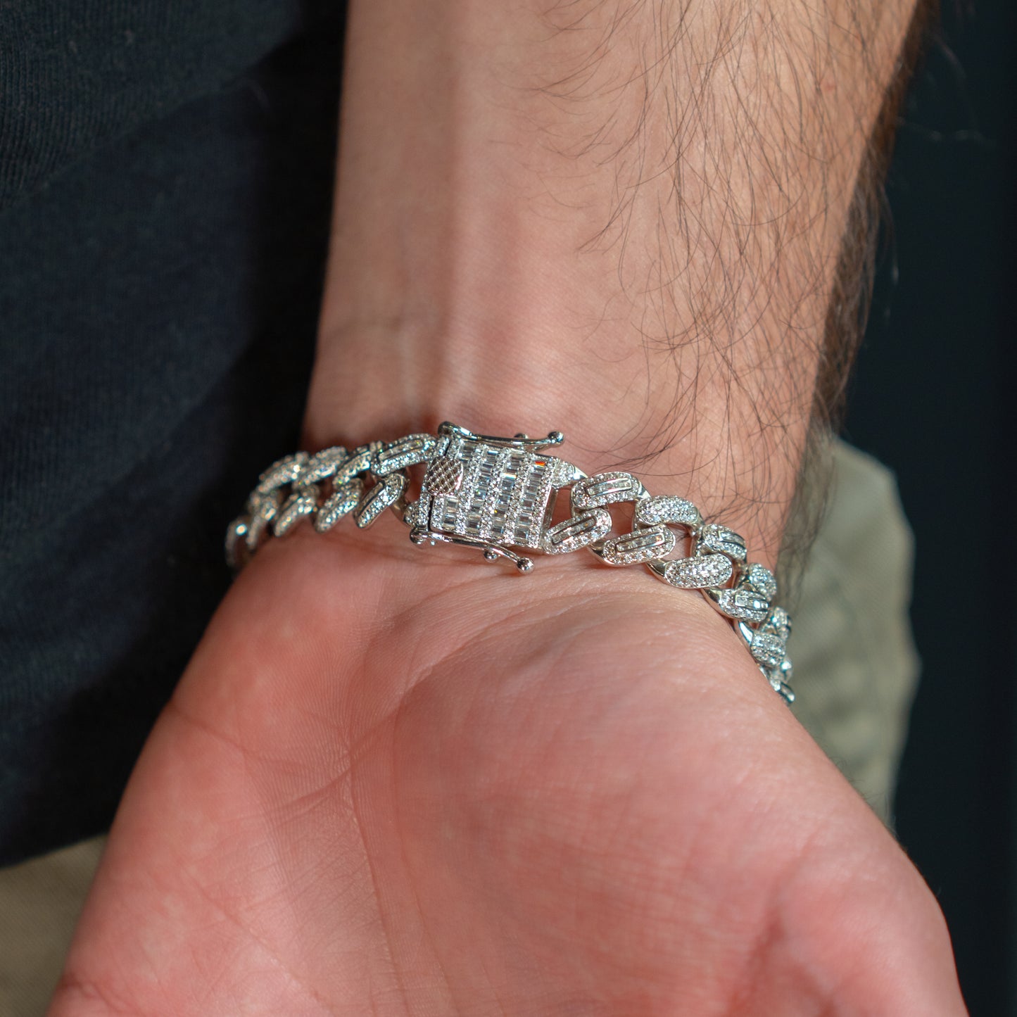 11mm Iced Cuban Bracelet