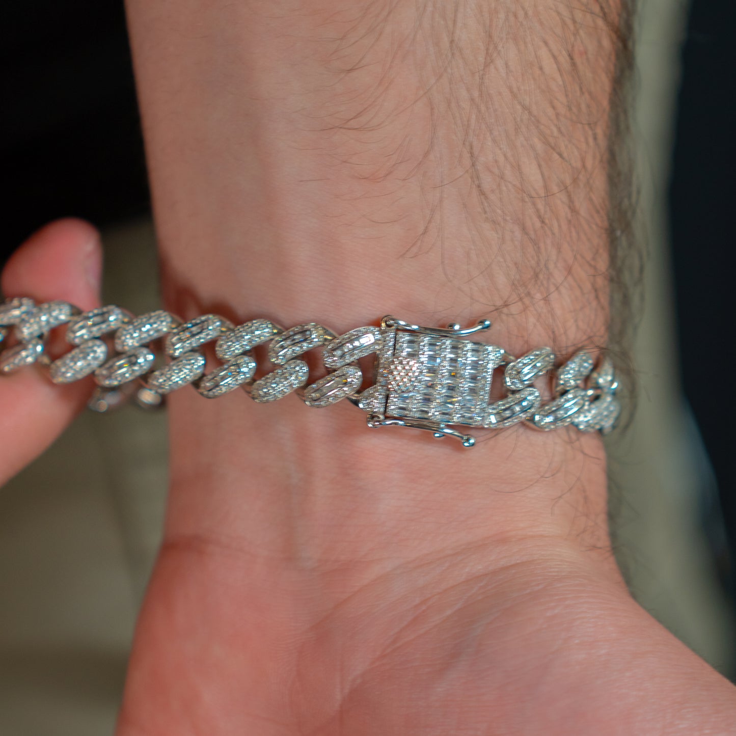 11mm Iced Cuban Bracelet