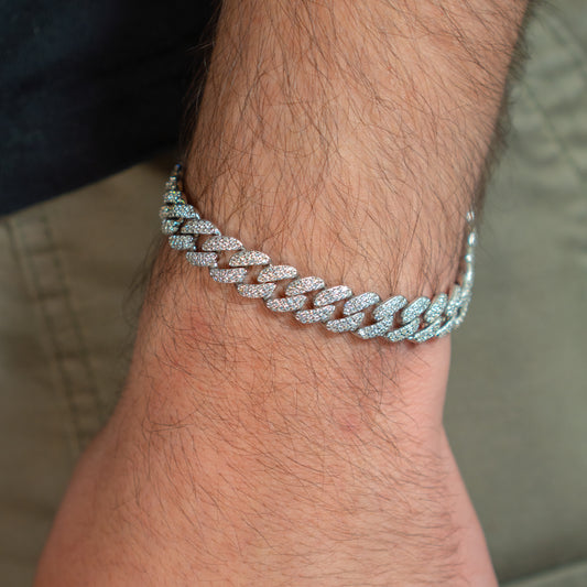 10mm Cuban Linked Bracelet
