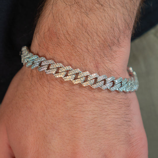 10mm Prong Cuban Bracelet