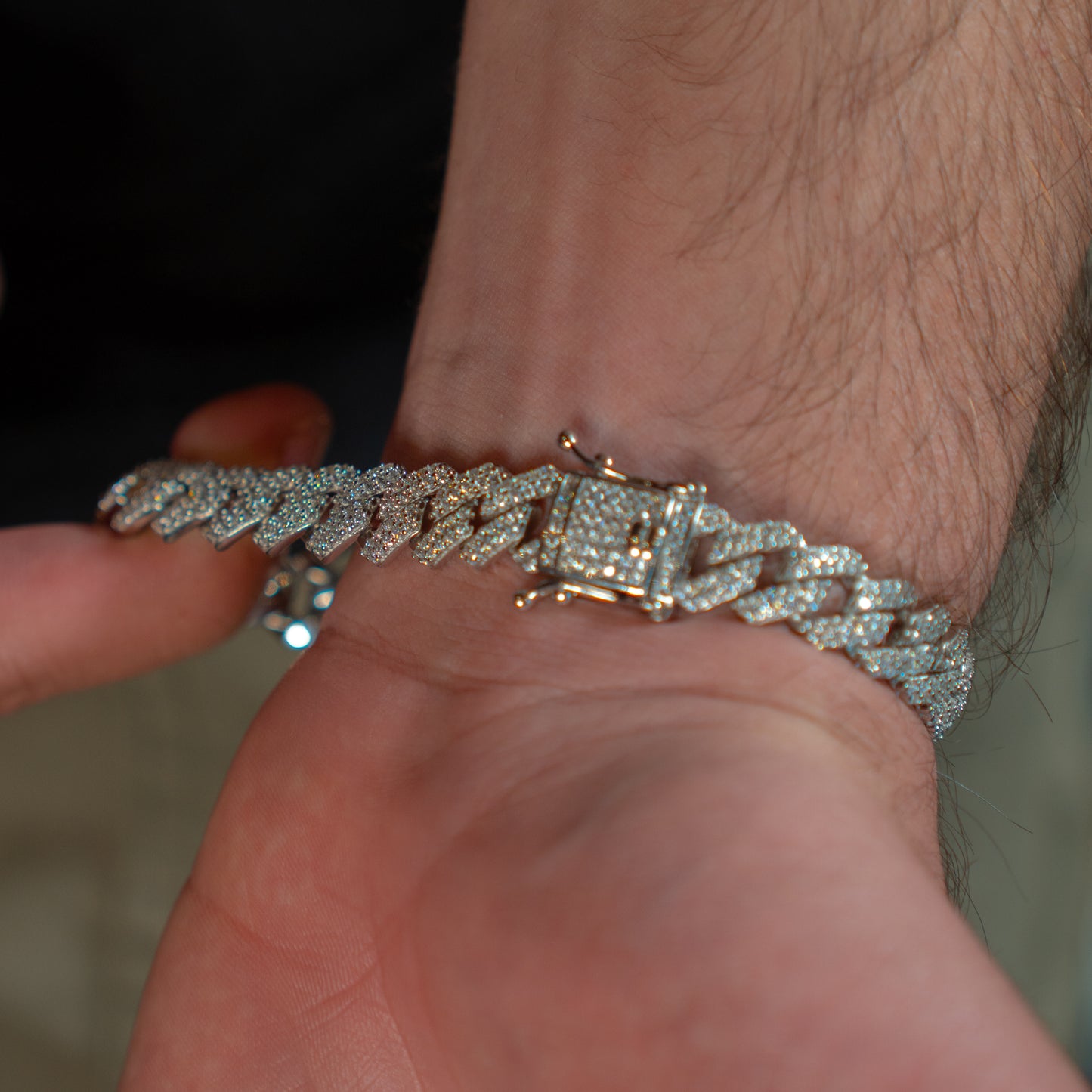 10mm Prong Cuban Bracelet