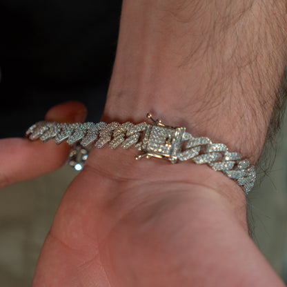 10mm Prong Cuban Bracelet