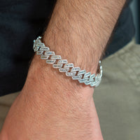 13mm Iced Cuban Bracelet