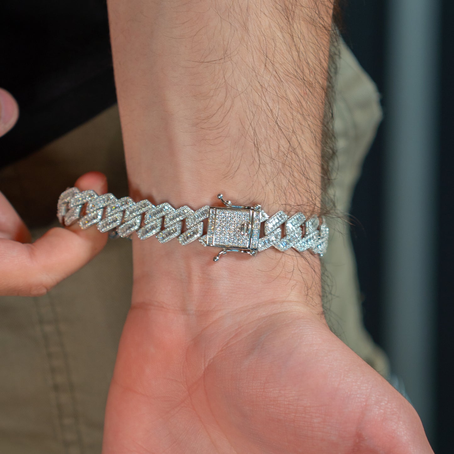 13mm Iced Cuban Bracelet