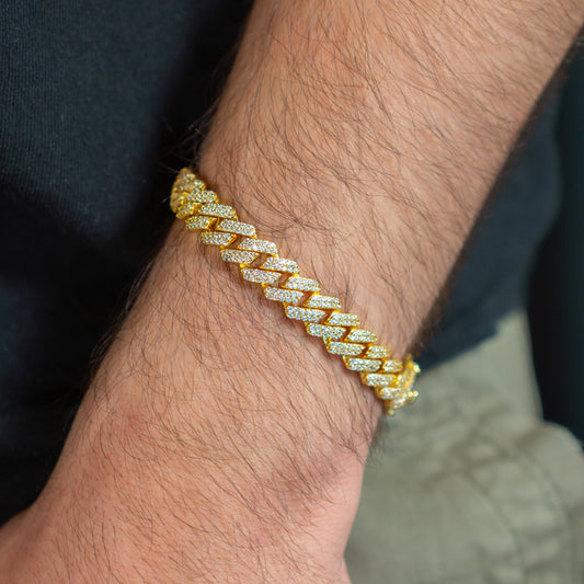 10mm Cuban Linked Bracelet