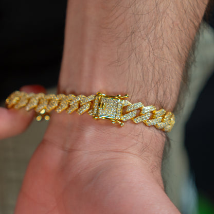 10mm Cuban Linked Bracelet