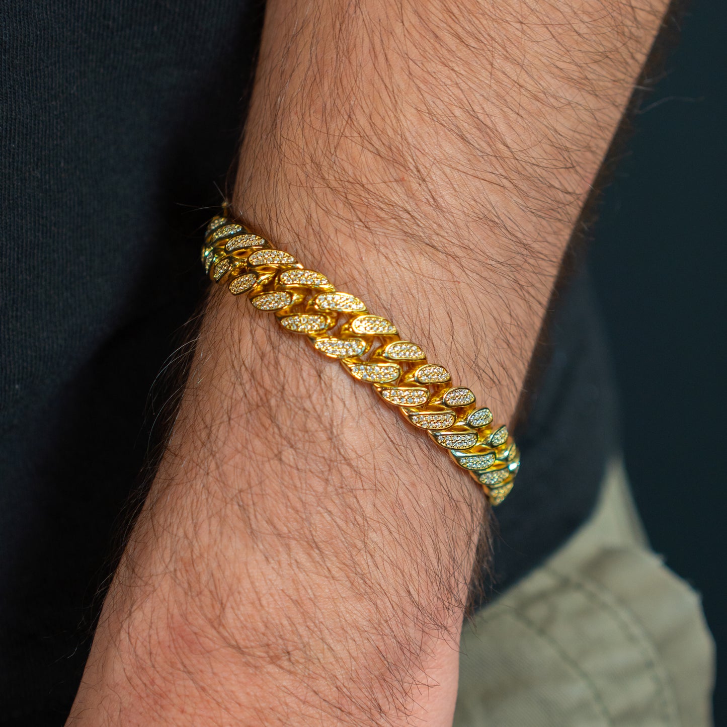 12mm Cuban Linked Bracelet