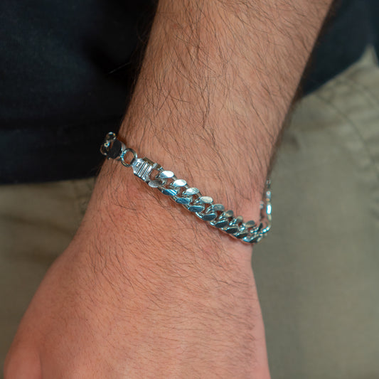 9mm Cuban Linked Bracelet