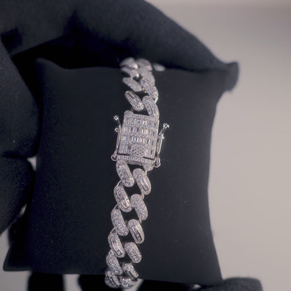 11mm Iced Cuban Bracelet