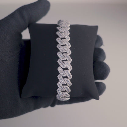 13mm Iced Cuban Bracelet