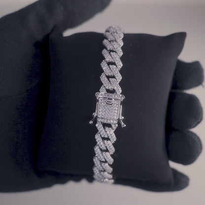10mm Prong Cuban Bracelet